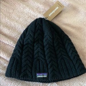 NWT Black  Patagonia Winter Hat